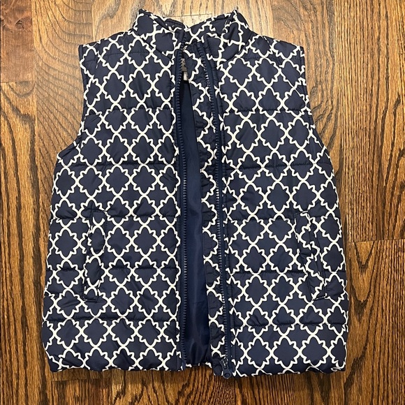 Crown & Ivy Kids Vest with Navy and White Design - Picture 1 of 3